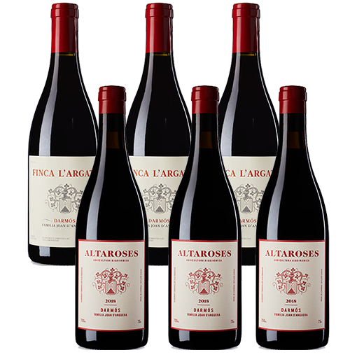 3 botellas Planella y 3 botellas Altaroses